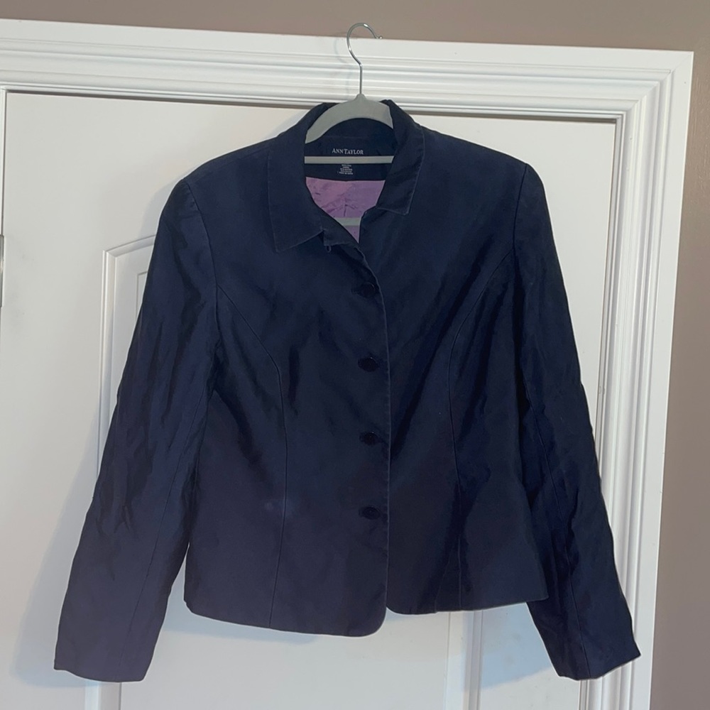 Ann Taylor Navy Blazer